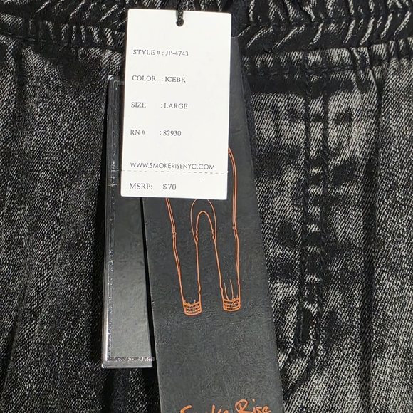 Smoke Rise Men's Charcoal Joggers - Picture 10 of 16